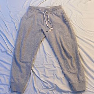 American Eagle Fleece Sweatpants M - Grey